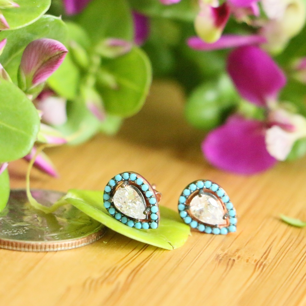 925 Sterling Silver nano turquoise - Picture 6 of 8